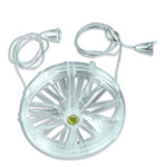 fan ventilator, 160 mm diameter, adjustable, closure disk