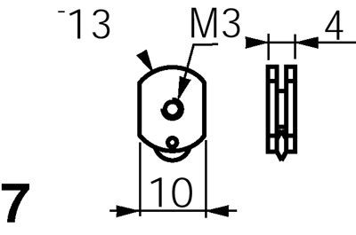 Porte-molette Vitrum  n12